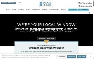 Budget Blinds of Gainesville, Alachua and High Springs website