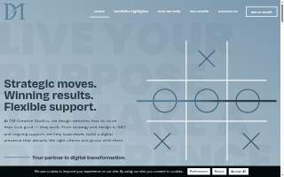 DM Creative Studios website