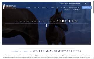 Heritage Wealth Management website