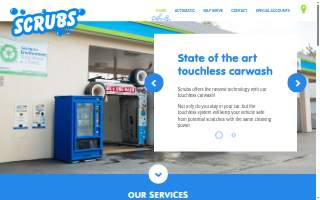 Scrubs Car Wash website