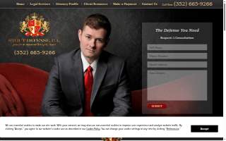 Stout Defense, P.A. of Gainesville website
