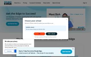 Study Edge website