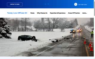 The Toney Law Firm website