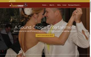 A Sound Choice Entertainment website