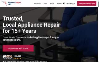 Appliance Repair SWFL of Golden Gate website