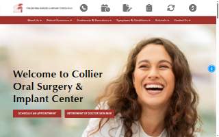 Collier Oral Surgery & Implant Center website