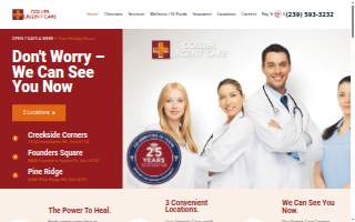 Collier Urgent Care - Founders Square website