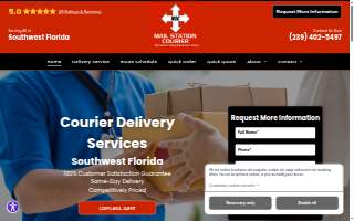 Mail Station Courier website
