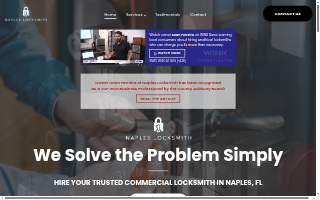 Naples Locksmith website
