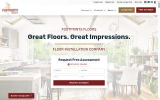 Footprints Floors Miami / Broward website
