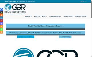 GGR Home Inspections of Golden Glades website