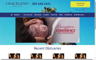 Graceland Funeral Home and Crematory website