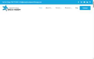 Exceptional Speech Therapy website