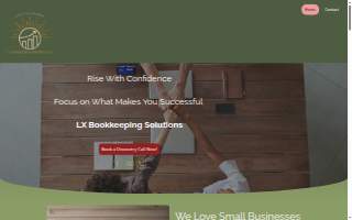 LX Bookkeeping Solutions, LLC website