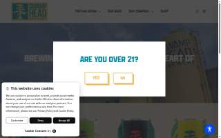 Swamp Head Brewery website