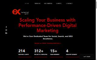 Ex Marketing Agency, LLC website