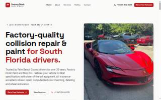 Factory Finish Paint and Body Inc. website