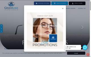 GreenLake Eyecare website