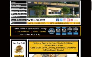 Lake Worth Gold Mine of Greenacres website