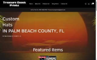 Treasure Coast Printz – Full-Service Printing, Custom Apparel & Vehicle Wraps of Greenacres website