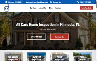 All Care Home Inspection website