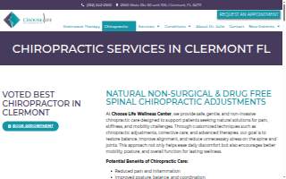 Choose Life Wellness Center website