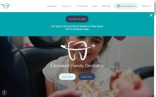 Clermont Family Dentistry of Groveland website