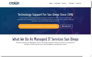Crown Computers website