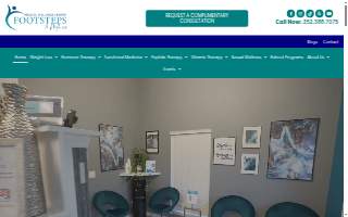 Footsteps to Wellness: Weight Loss, Hormones, IV Vitamins, Peptides, Functional Medicine website