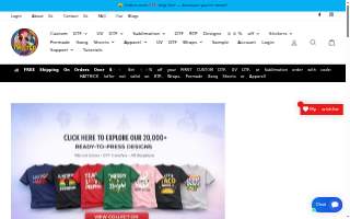 Twisted Image Transfers website
