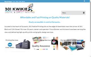 301 Kwikie Inc website