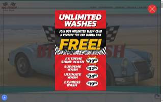 Big Finish Car Wash website