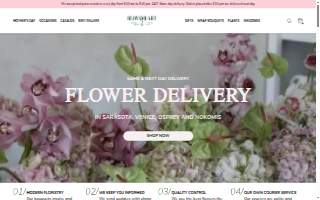 Blossmcart Florist website