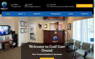 Gulf Gate Dental Sarasota website