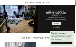 Ink Tech Tattoo Studios website