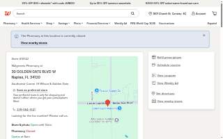Walgreens website