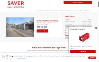 Haines City Saver Storage website