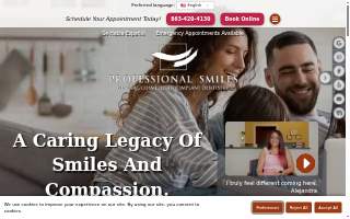 Professional Smiles website