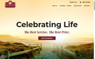 Richard Funeral Services Inc. website