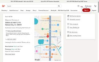 Walgreens website