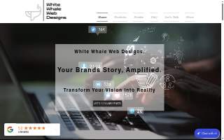 White Whale Web Designs website