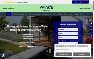 Winks Moving of Winter Haven website