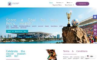 Animal Hospital of Hallandale website