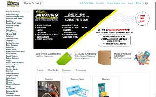 BeeJay Printing website