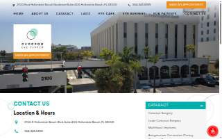 Chocron Eye Center, P.A. website