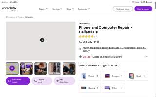 Hallandale Iphone Repair website