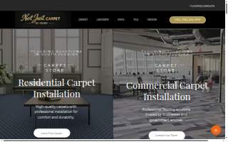 Not Just Carpet website