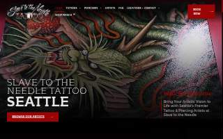 Tattoo and piercing shop of Douglas website
