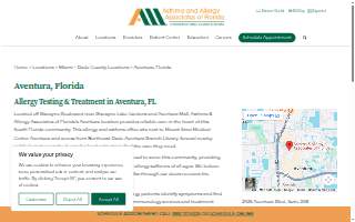 Asthma & Allergy Associates of Florida - Miami Lakes website