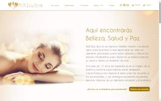 Ava Day Spa website